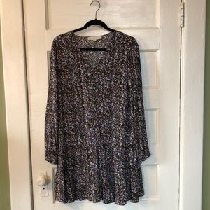 LOFT Floral Mini Dress